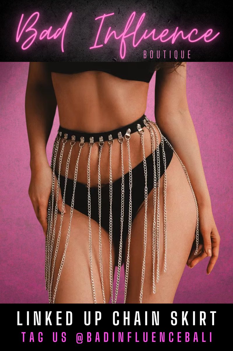 Linked Up Chain Skirt